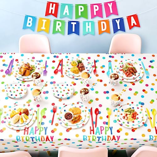 Happy Birthday Decorations 170pcs Party Supplies Kit