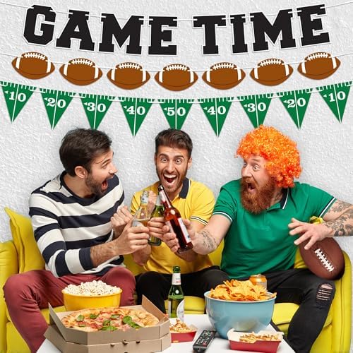 ArtCreativity Football Banner Decoration Set of 3