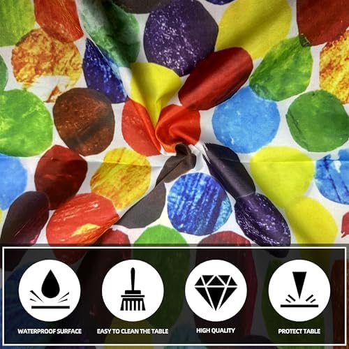 Cute Hungry Caterpillar Tablecloth for Kids Parties 98x53in