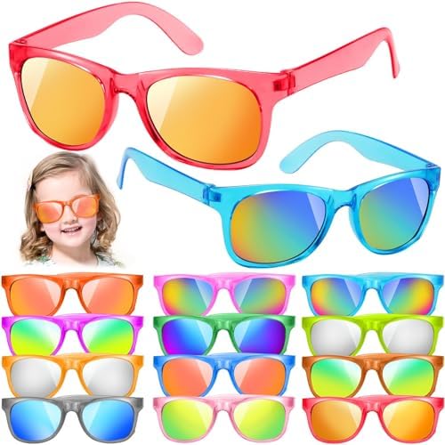 12 Pack Kids Sunglasses with UV400 Protection