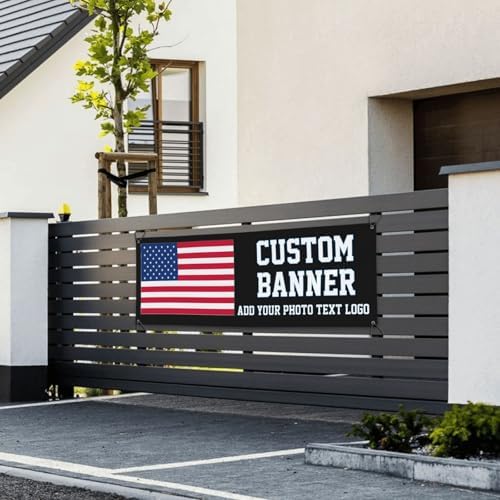 Custom 6x2 Ft Banner With Photo Text Logo