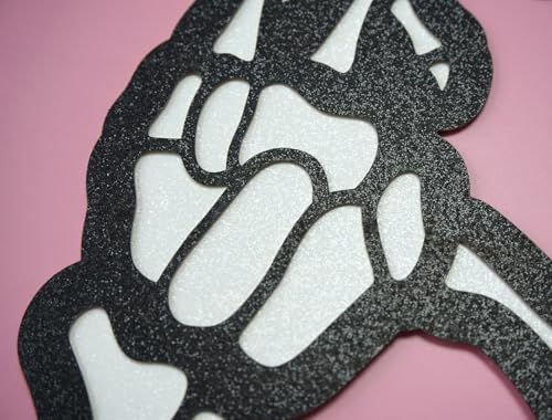 Gothic Skeleton Heart Halloween Banner Set