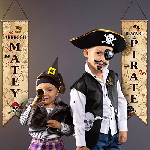 Tegeme Pirate Party Banners Treasure Hunt Decor