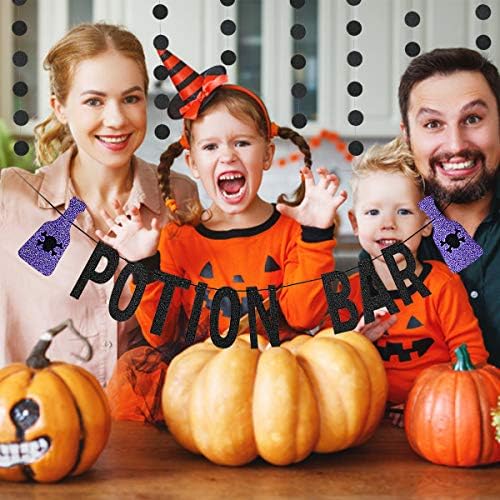LeeSky Potion Bar Banner Halloween Decor Garland