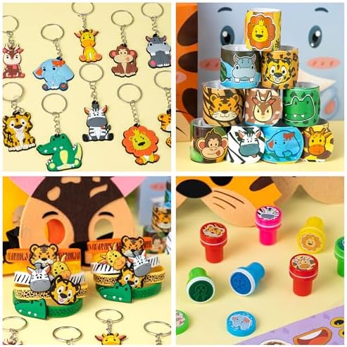 Jungle Safari Party Favors Set for Kids Birthday Gifts
