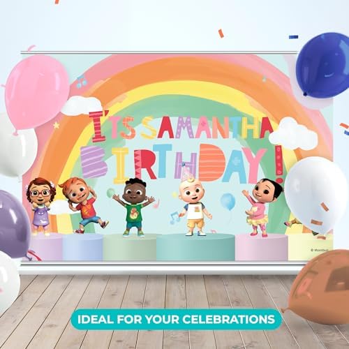 EGD Custom Happy Birthday Banner CoComelon JJ