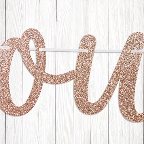 Go Shawty Its Your Birthday Banner - Rose Gold
