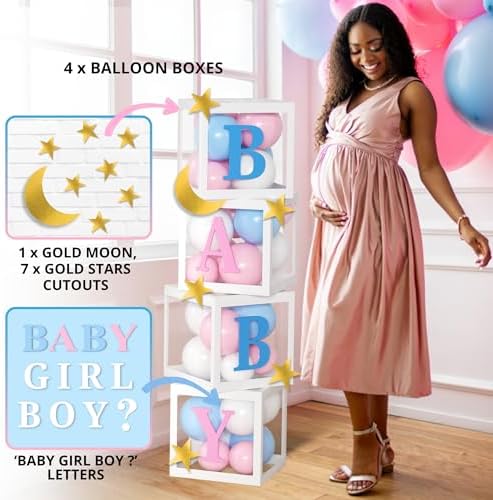 191 PC Premium Twinkle Star Gender Reveal Decor Kit