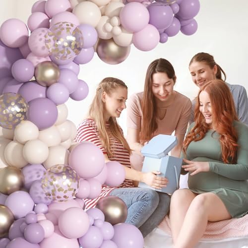 Ouddy Party Dusty Purple Balloon Kit for Party Decorations