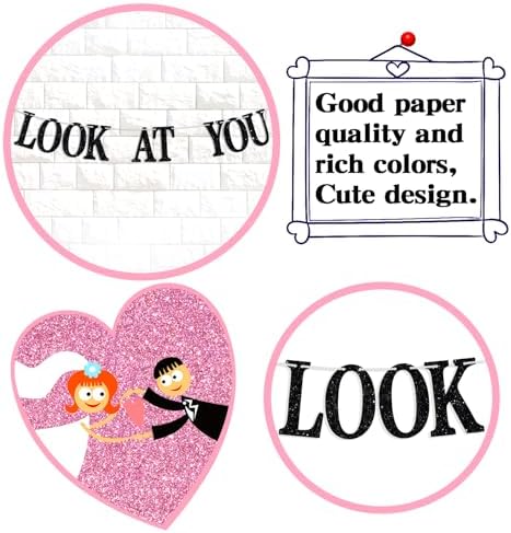 Look At You Getting Engaged Banner for Wedding Party