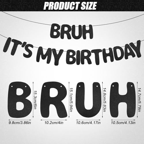Bruh Its My Birthday Birthday Banner