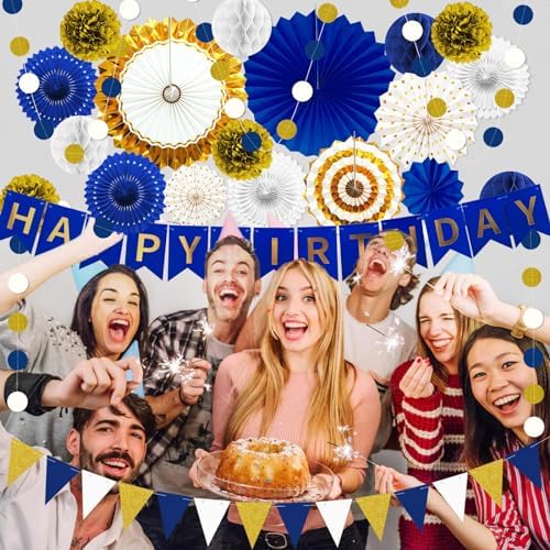 Marwey Birthday Party Decoration 24Pcs Set