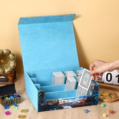 1800 PU Card Storage Box with Magnetic Closure