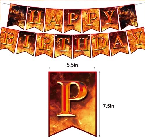 Firefighter Birthday Party Decorations Set