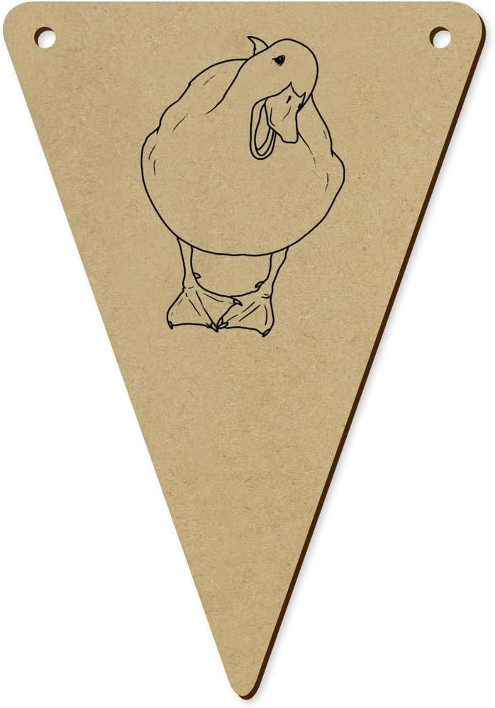 5 x 140mm Cheeky Duck Bunting Flags
