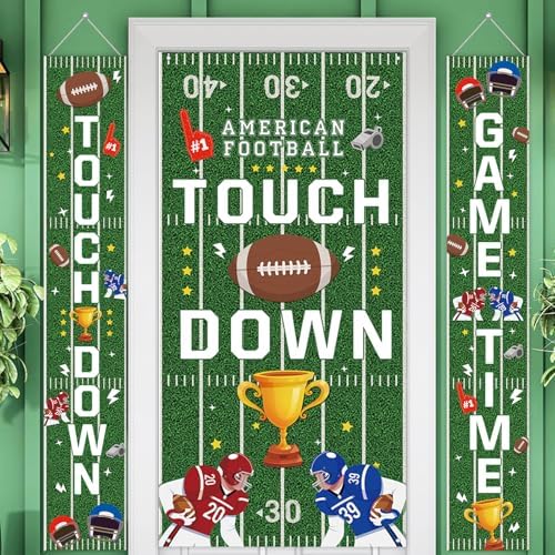 Football Party Decorations Door Banner Set