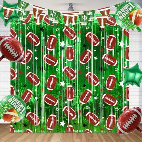 10 Pack Football Party Decorations Photo Props