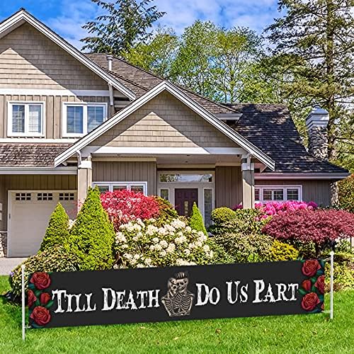 Till Death Do Us Party Large Banner Sign