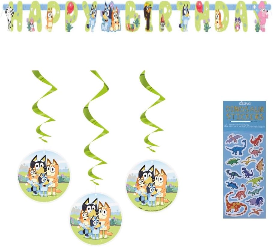 Bluey Birthday Party Supplies Bundle