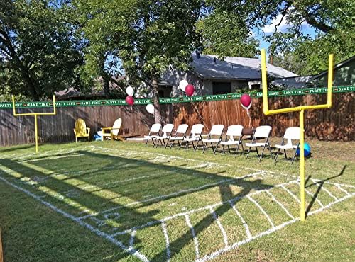 Football Party Banners 2 Pcs 8 Inch Tall 25 Feet Long