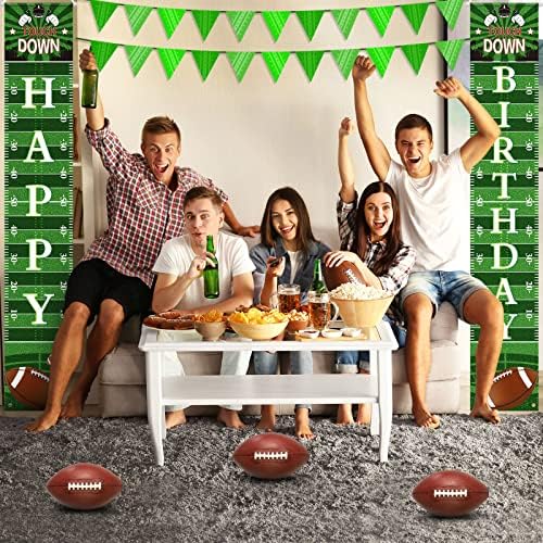 Batiyeer Football Birthday Decor Banner Sign