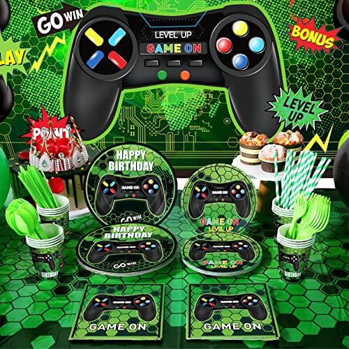 Tatuo 152 Piece Video Game Party Decor Set