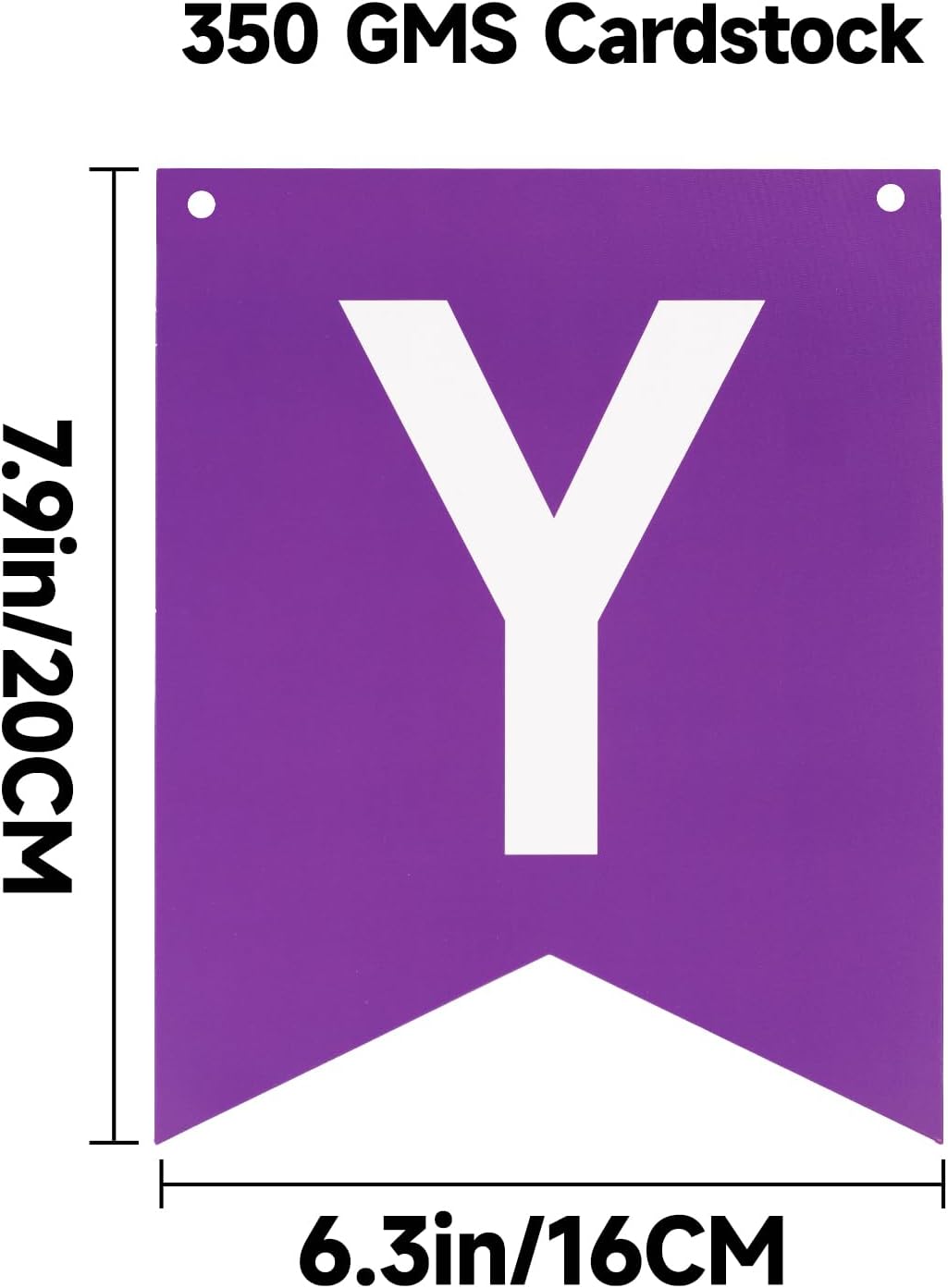 Purple Happy Birthday Banner Decorations