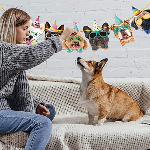 Duufin Dog Birthday Banner Set 15 Pieces