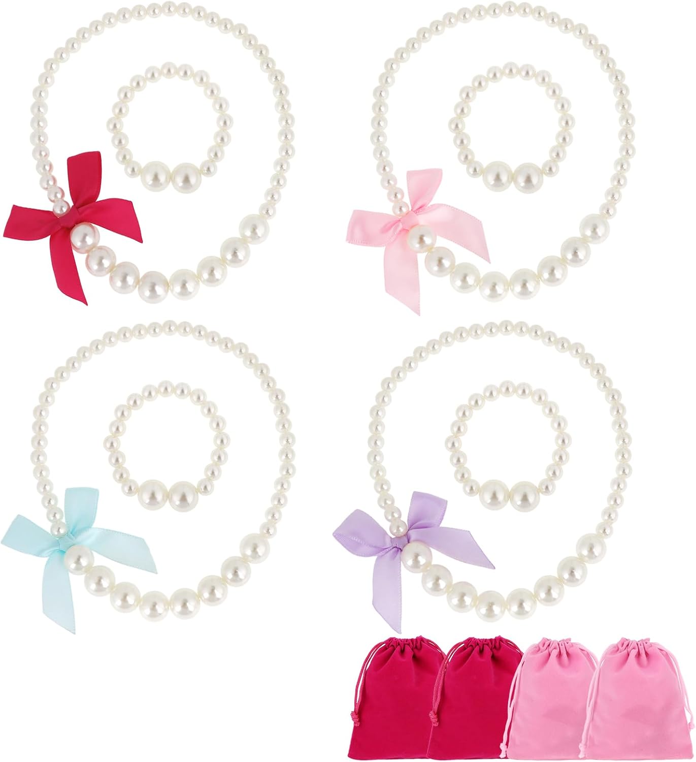 Kilofly Princess Party Favor Jewelry Value Pack