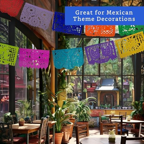 Mexican Party Banners 5 Pack Tissue Paper