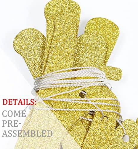 Husbands To Be Banner Gold Glitter Pre-Strung