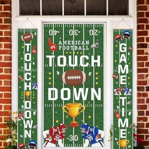 Football Party Decorations Door Banner Set