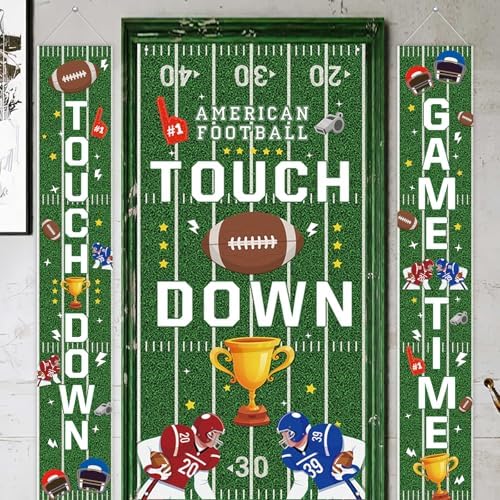 Football Party Decorations Door Banner Set