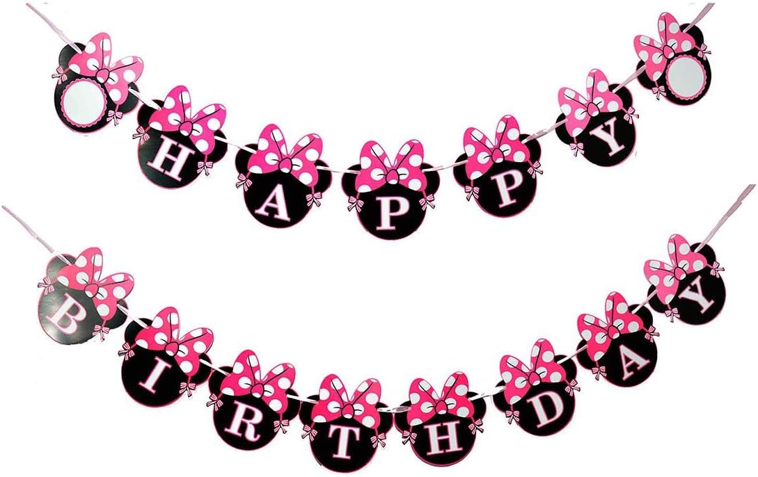 Mouse Ears Happy Birthday Banner Set