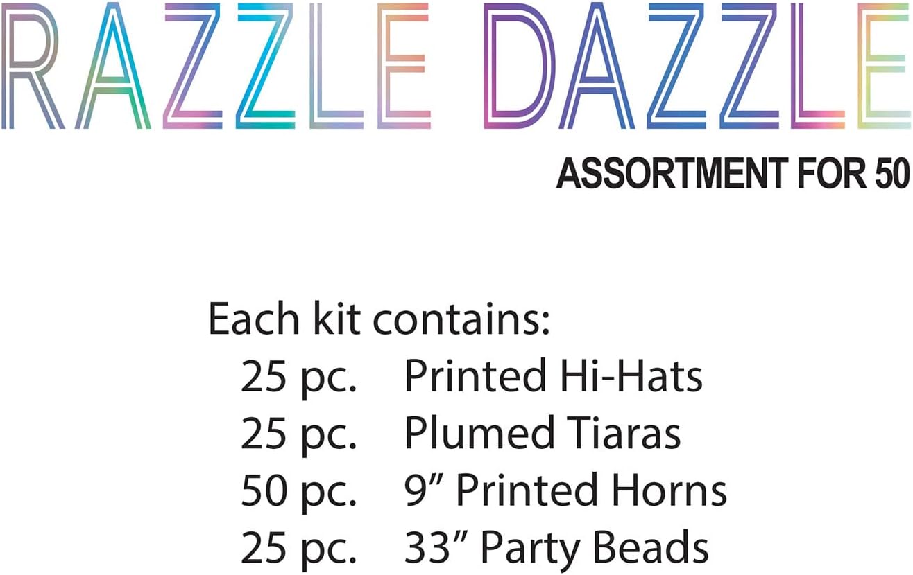 Beistle 50-Person New Years Eve Party Pack