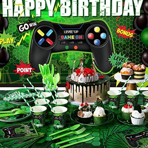 Tatuo 152 Piece Video Game Party Decor Set