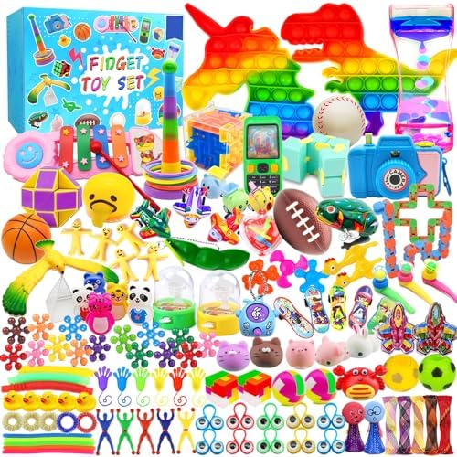 125 Piece Fidget Toy Assortment for Kids 4-12
