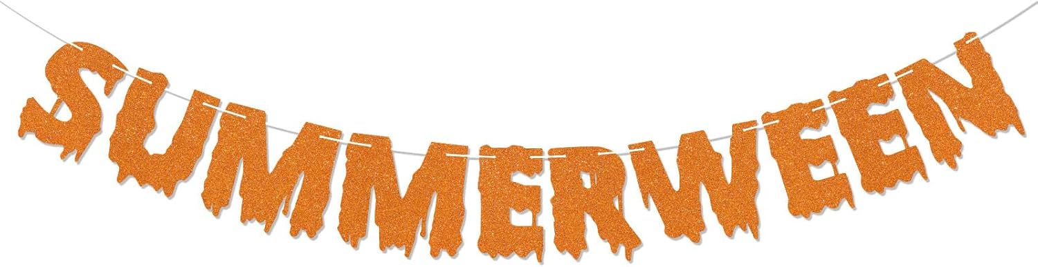 Summerween Banner - Halloween In Summer Decor