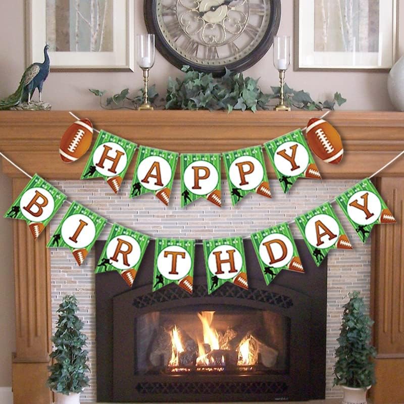 Football Birthday Party Decorations Banner Set