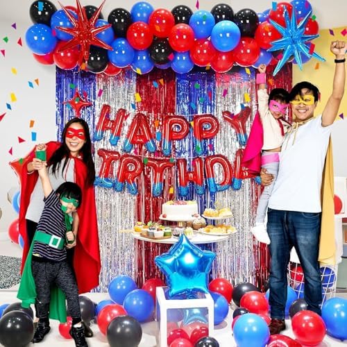 Spider Themed Birthday Banner and Candle Set