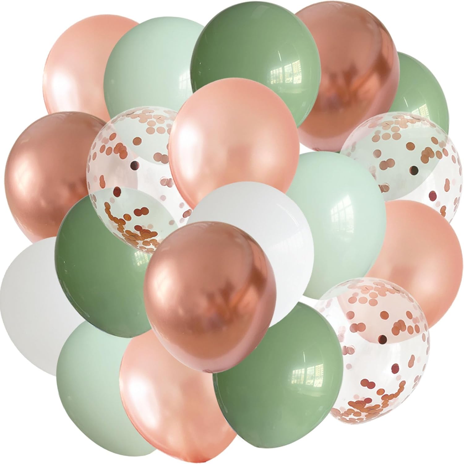 ANSOMO 12 Inch Balloons 50 Pcs Party Decorations