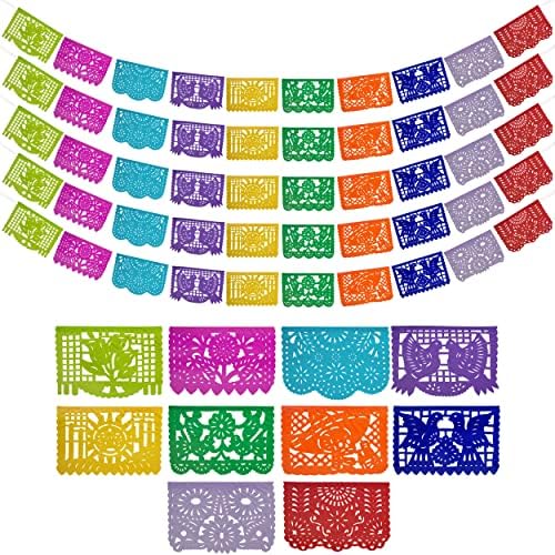 Mexican Party Banners 5 Pack Tissue Paper