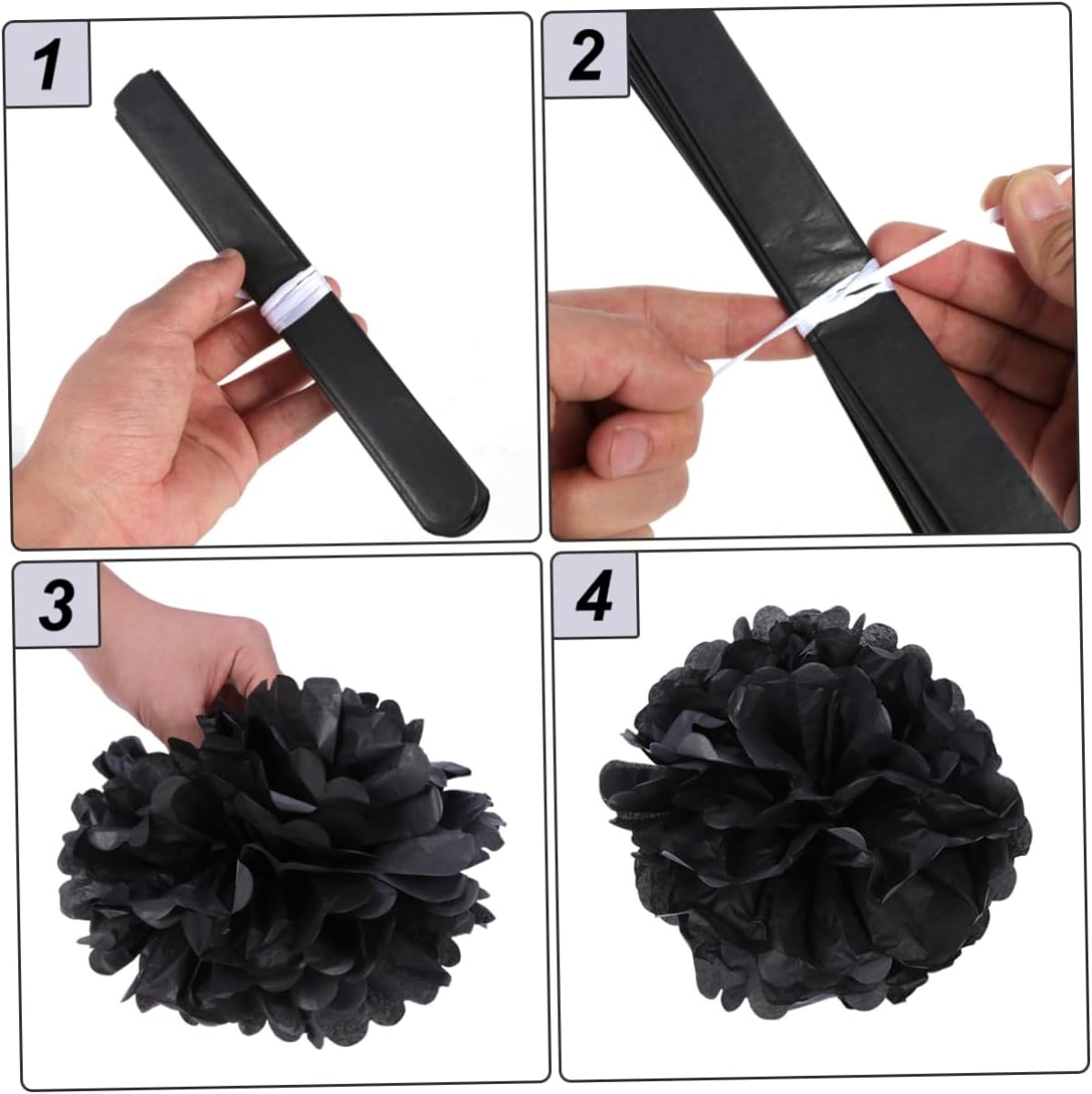 CAXUSD 18pcs Elegant Paper Flower Balls for Parties and Centerpieces