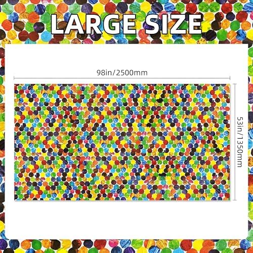 Cute Hungry Caterpillar Tablecloth for Kids Parties 98x53in