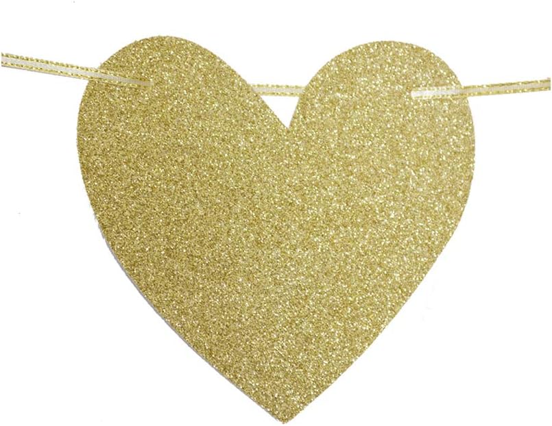 Firefairy Glitter Bunting Banner for Wedding Celebrations