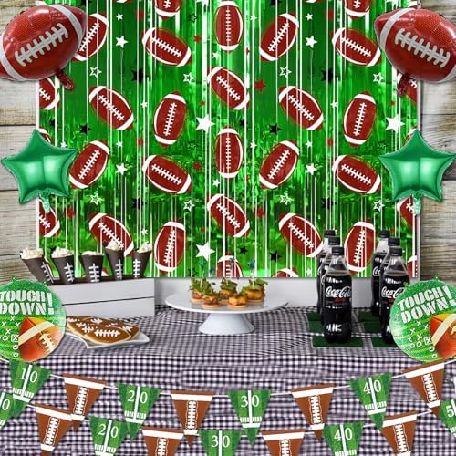 10 Pack Football Party Decorations Photo Props