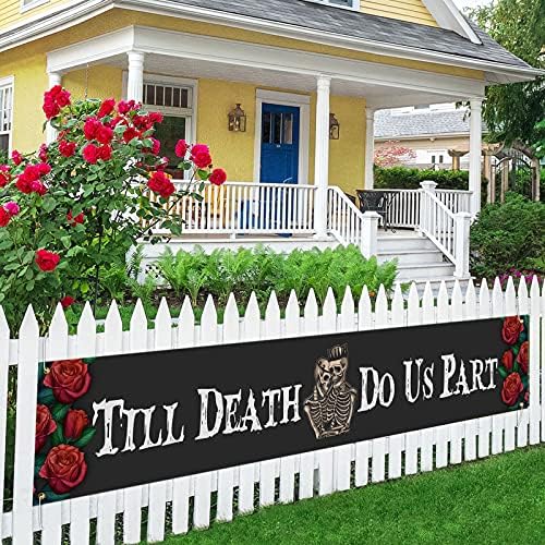 Till Death Do Us Party Large Banner Sign