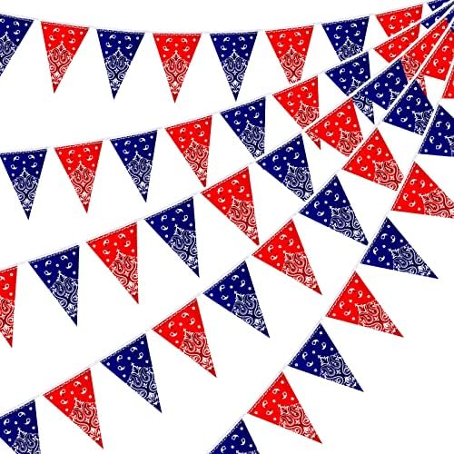 Frienda 6 Pack Western Cowboy Decorations Banner