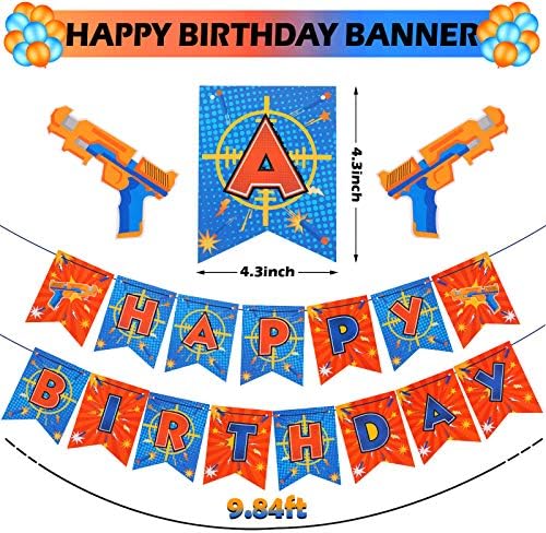 Skylety 30 Piece Dart Birthday Party Decor Set