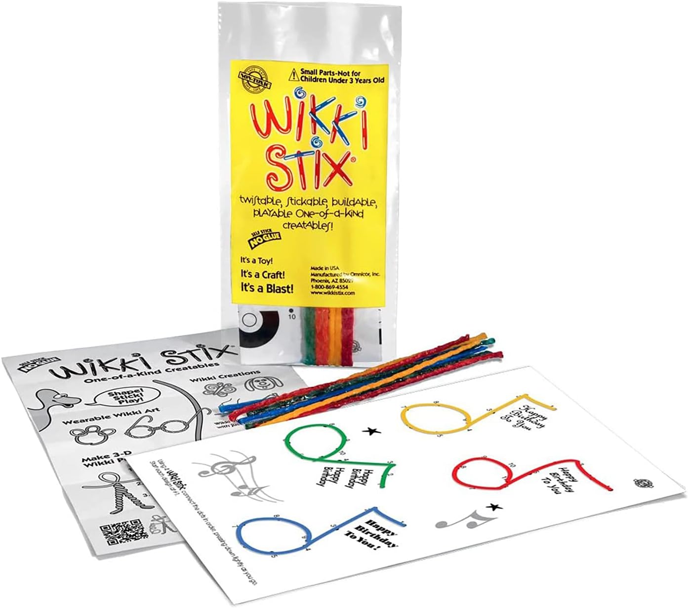 WikkiStix Birthday Fun Favors Pack of 20